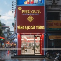 Phương án thiết kế tiệm vàng Cát Tường 2 45m2 tại Bắc Ninh 